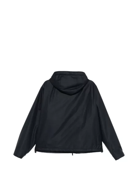 Geacă Giorgio Armani cu glugă albastru