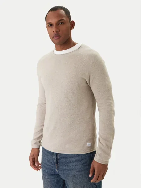 Jack & Jones Пуловер Hill бежов