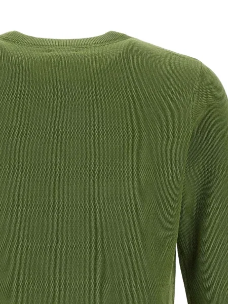 Pulover Sun68 cu decolteu rotund verde