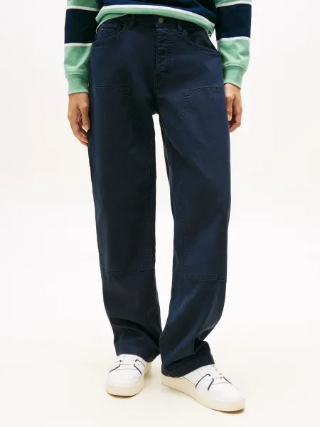 Tommy Jeans Pantaloni JAIMIE marin albastru
