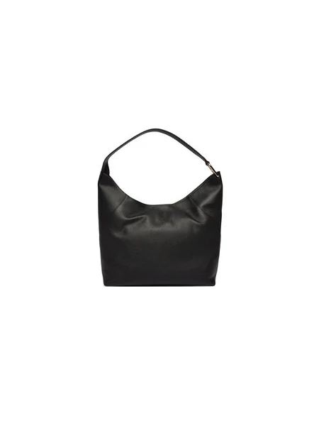 Bőr shopper táska Furla fekete