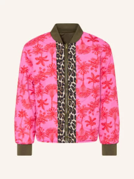 Vingino Oboustranná Prošívaná Bunda Tozie růžová khaki červená