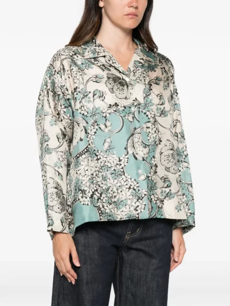 Lung cămașă Antonio Marras cu model floral cu imagine