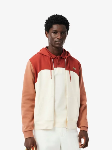 Спортивна кофта Lacoste біла