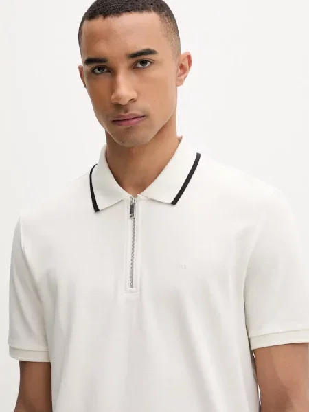 Calvin Klein Pólóing Ekru bézs