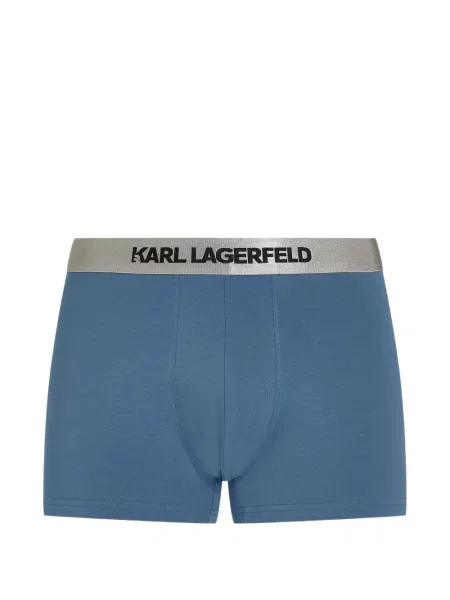 Boxeri Karl Lagerfeld cu autograf albastru