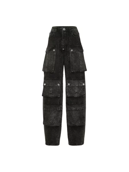 Spodnie cargo Philipp Plein czarne