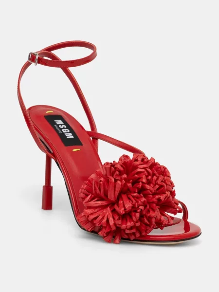 Sandali MSGM rdeča