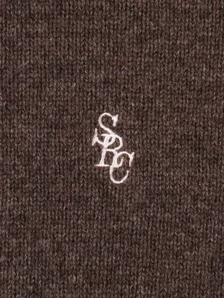 Polo majica Sporty & Rich s vezom smeđa