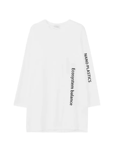 Lung tricou Yohji Yamamoto alb