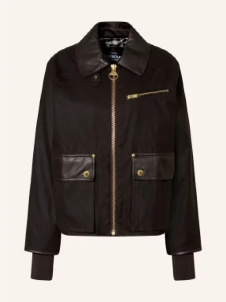 Barbour International Polní Bunda Donnington tmavě hnědá