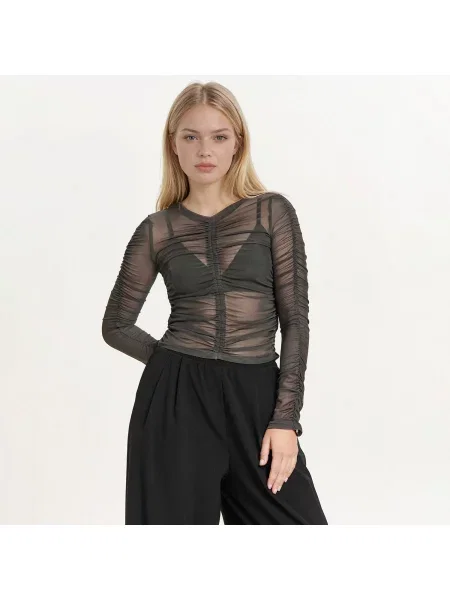 Блузка Cropp серая