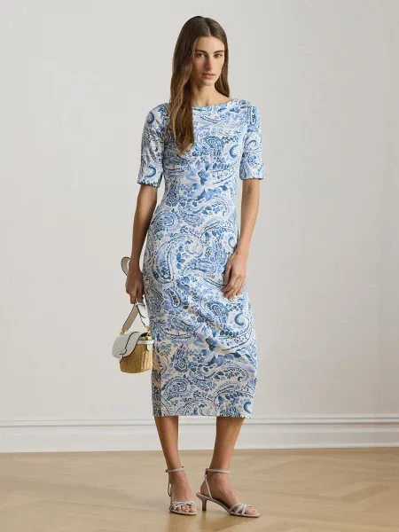 LAUREN RALPH LAUREN Každodenné šaty Svetlo modrá