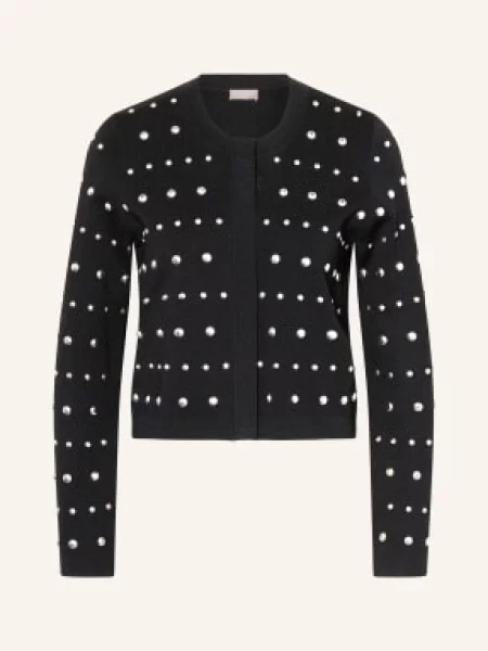 Liu Jo Sweter Z Nitami schwarz czarny