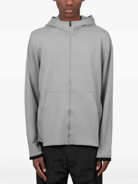 Суичър с качулка Oakley сиво