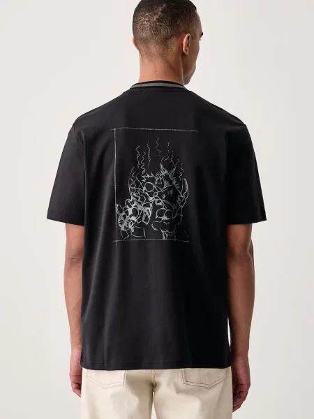 Iceberg tricou pentru bărbați din negru