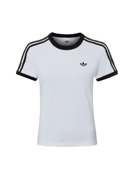 Adidas Originals Koszulka Kobiety biały|wielokolorowy S biała