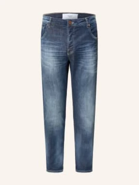 Goldgarn Denim Džíny Neckarau Cropped Fit darkblue