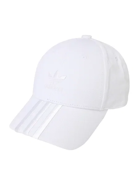 Шапка с козирка adidas Originals 0 с апликация бяло