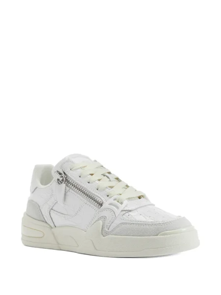 Sneakerși Giuseppe Zanotti cu imagine alb