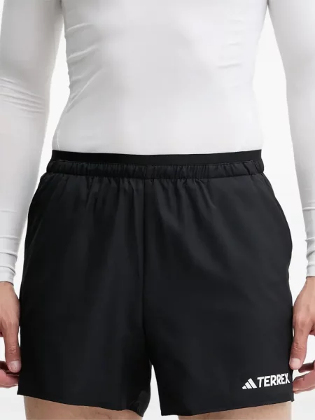 Csíkos tornaterem rövidnadrág Adidas nyomtatás kék