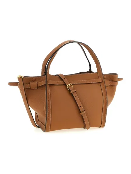 Shopperka Tod's skórzana brązowa