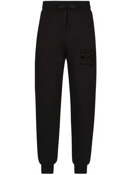 Pantaloni Dolce & Gabbana de cristal negru