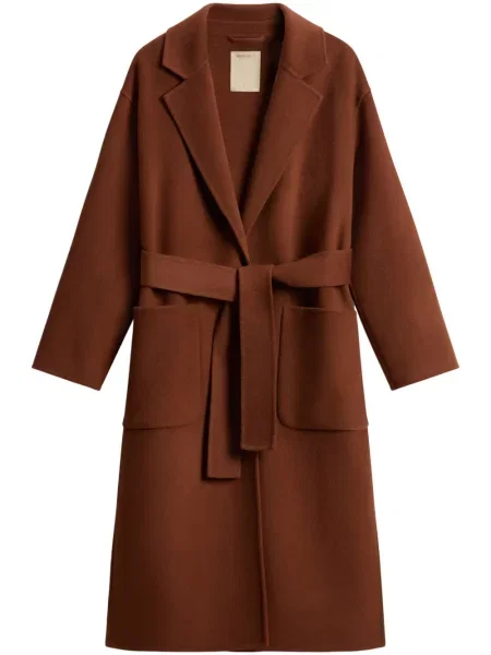 Palton Woolrich de lână maro