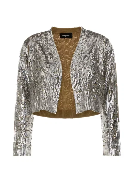 Decupat cardigan Dsquared2 cu paiete