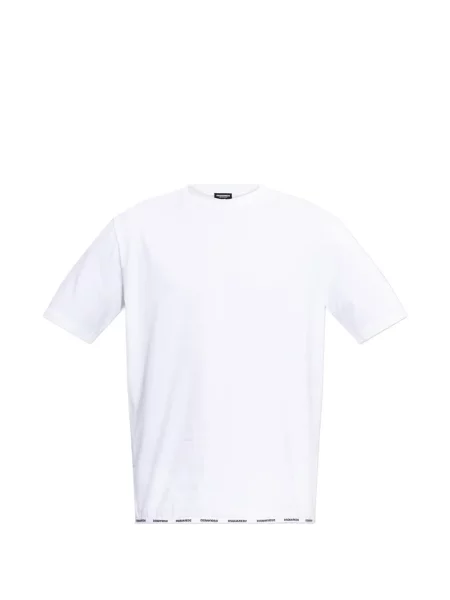 Tricou Dsquared2 cu autograf alb