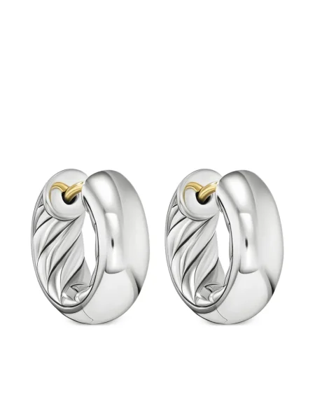 Cercei David Yurman argintiu