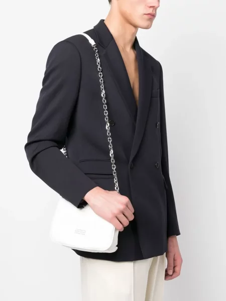 Rankinė Maison Margiela dygsniuotas balta