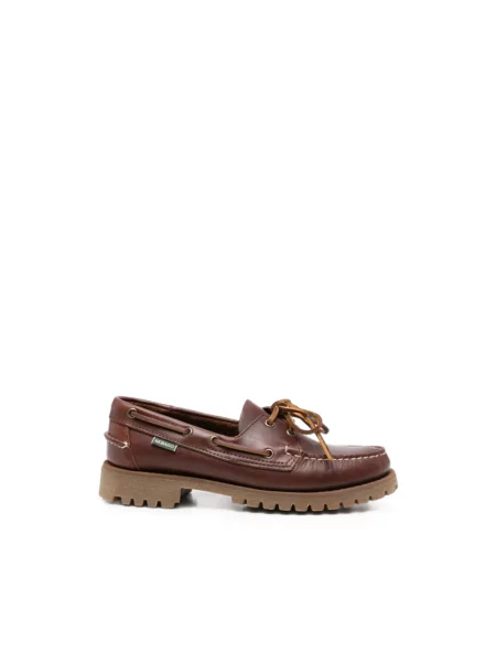 Półbuty Sebago skórzane brązowe