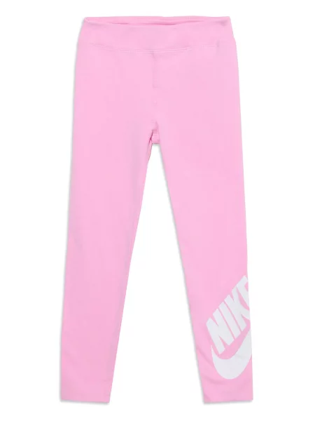 Nike Sportswear Leggings CLUB roz deschis alb