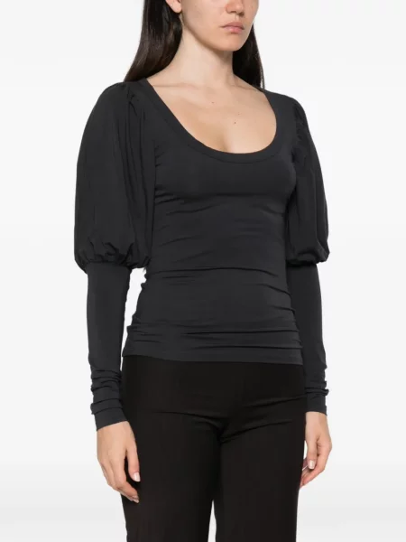 Top Paloma Wool de lână negru