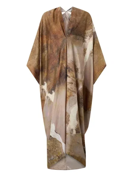 Rochie Roberto Cavalli de mătase cu imagine