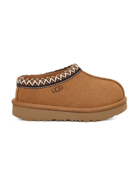 UGG papuci copii din piele întoarsă T TASMAN II maro
