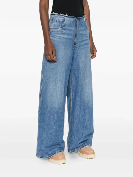 Blugi cu picior larg Alexander Wang albastru