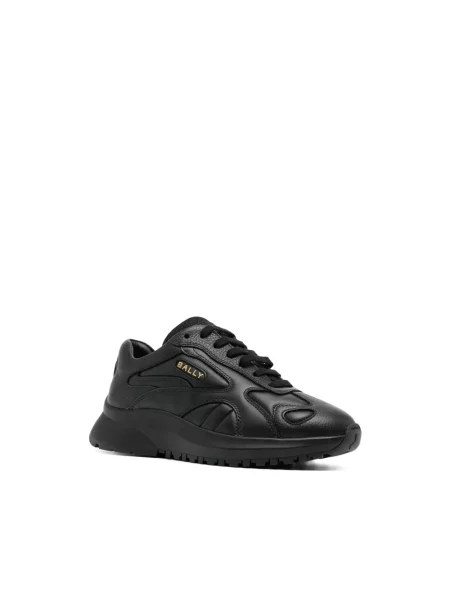 Sneakersy Bally skórzane czarne