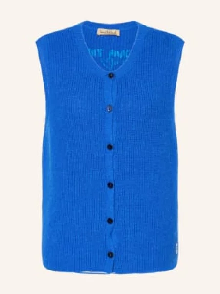 Smith & Soul Kamizelka Z Dzianiny blau niebieska