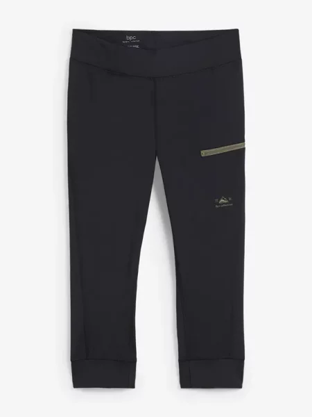 Legginsy rybaczki funkcjonalne szybko schnące czarne