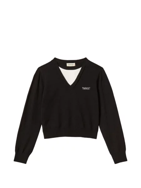 Sweter dziecięcy Twinset czarny