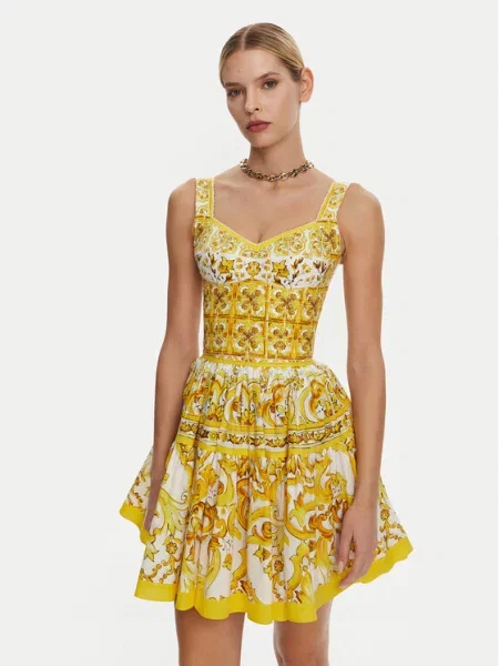 Dolce&Gabbana Топ Regular Fit жовтий