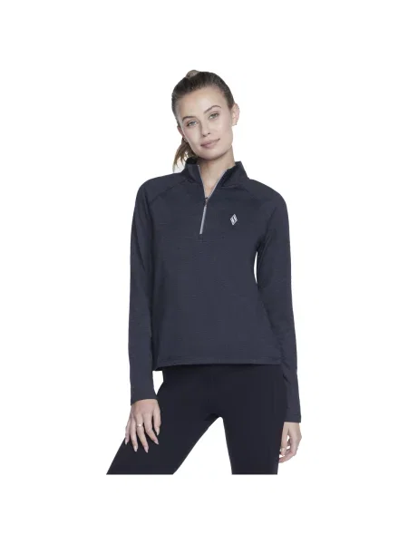 Majica s kapuljačom Skechers crna