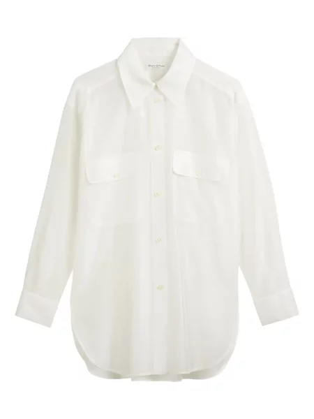 Cămașă Marc O'polo transparente alb