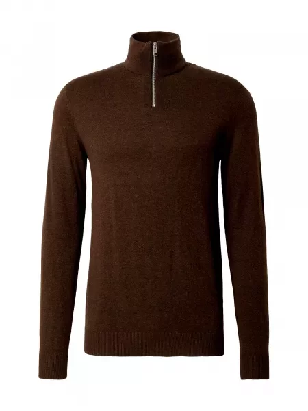 JACK & JONES Pulover JJEEmil închis maro