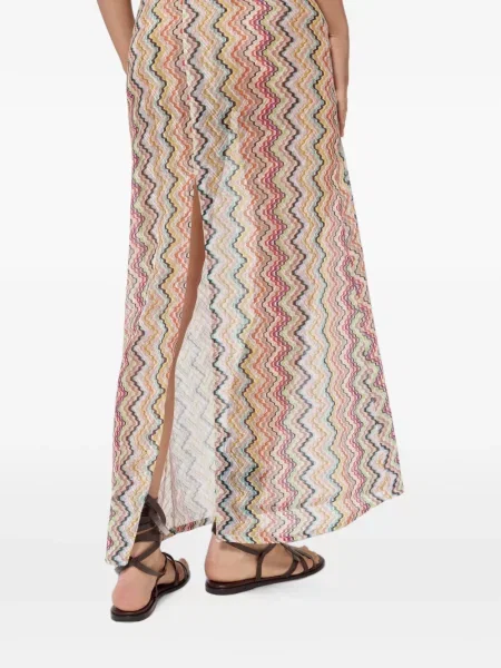 Lung rochie Missoni cu bretele subțiri