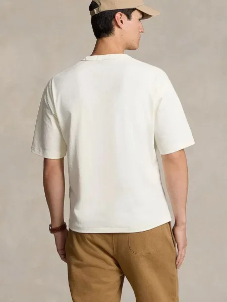 Polo Ralph Lauren t-shirt z nadrukiem beżowy