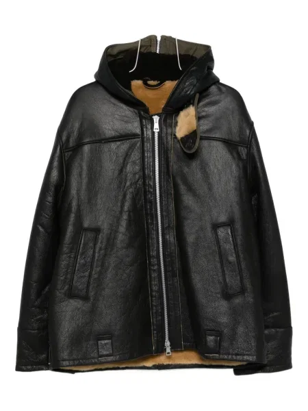 Geanta de piele Our Legacy cu glugă negru