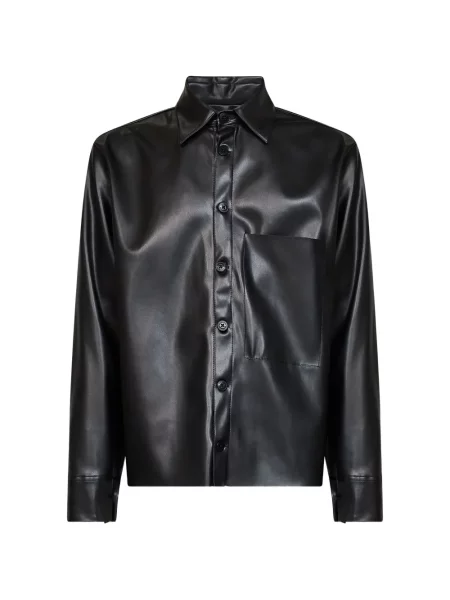 Cămașă Costumein din piele negru